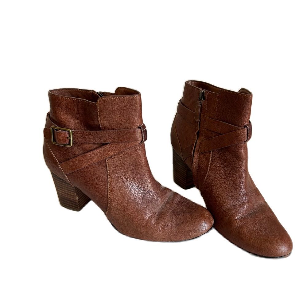 Cole Haan‎ Grand Os Brown Ankle Booties Sz 9
